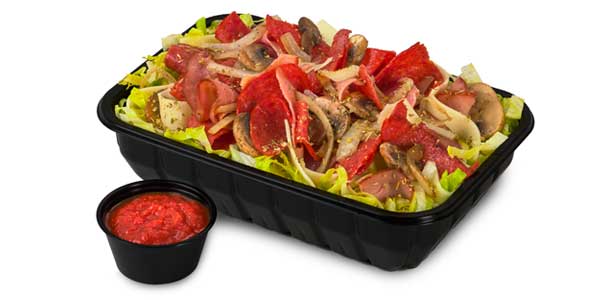 Gilled pizza bowl