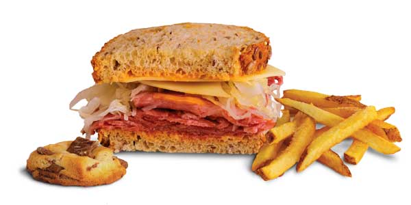 cold reuben sandwich kids meal